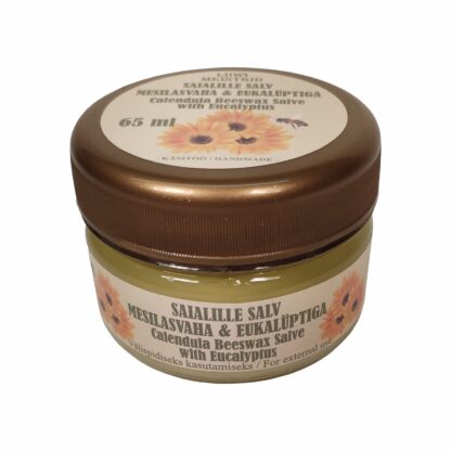 Calendula beeswax salve with eucalyptus